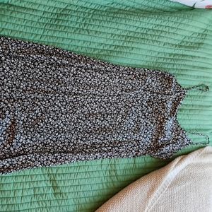 Midi strappy floral dress